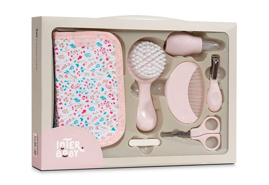 Kit neceser higiene y cuidados del bebe - Interbaby Flores Petalos
