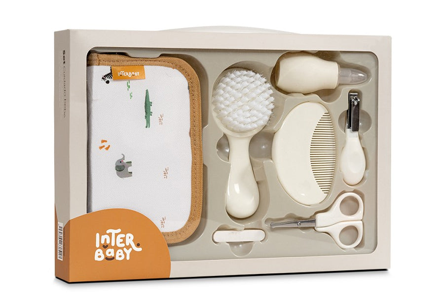 Kit neceser higiene - Interbaby Savanna beige