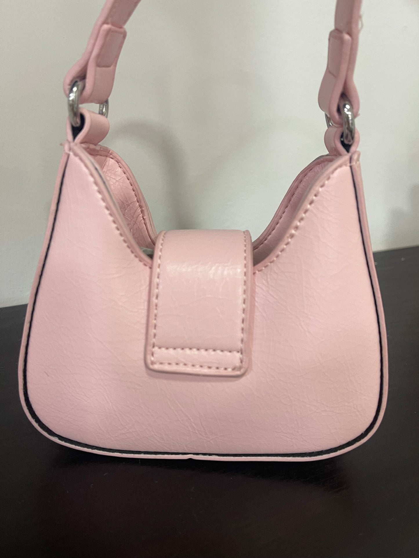 Bolso de niña en rosa, con lazo