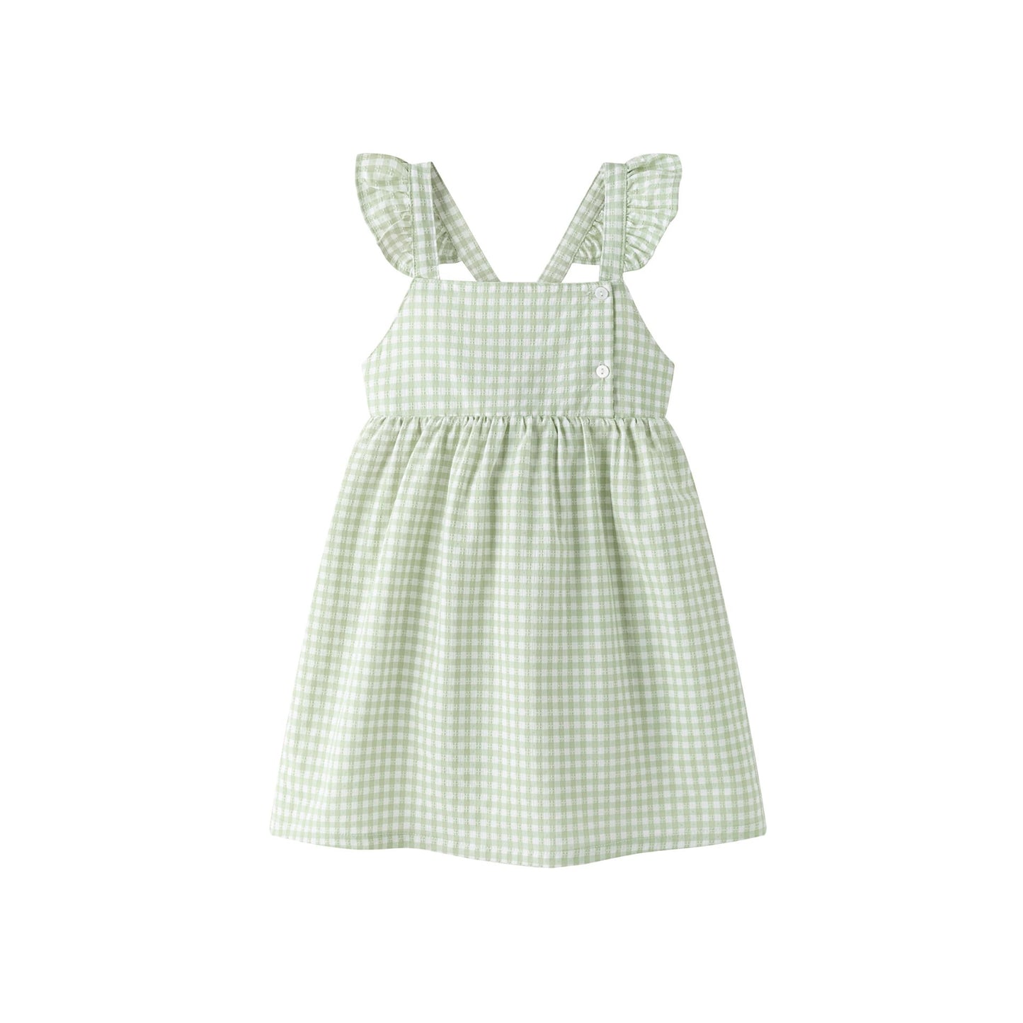 Vestido vichy en verde - Newness 2025