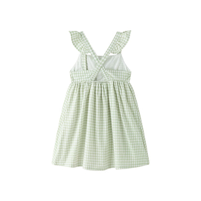 Vestido vichy en verde - Newness 2025