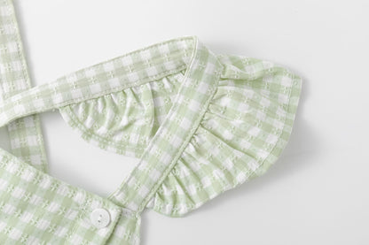Vestido vichy en verde - Newness 2025