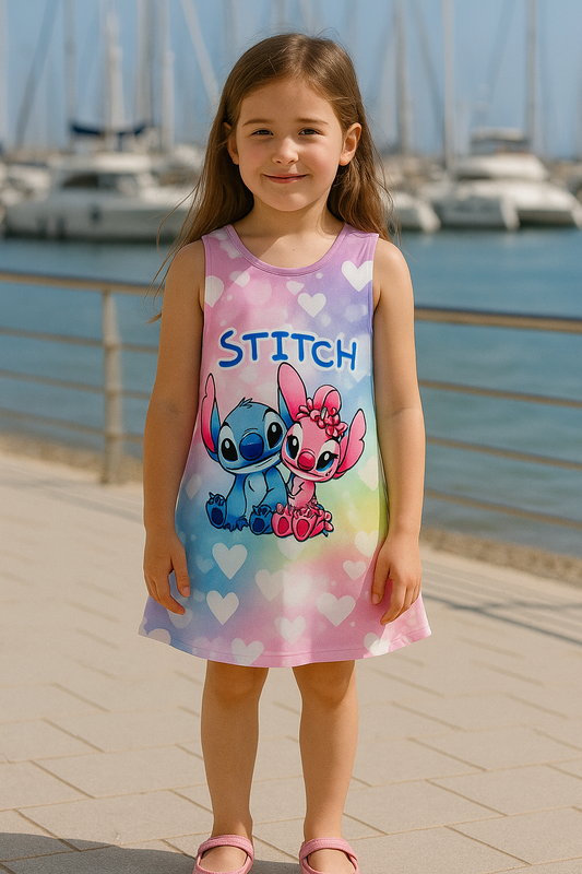Vestido Stitch corazones - Pronta Moda