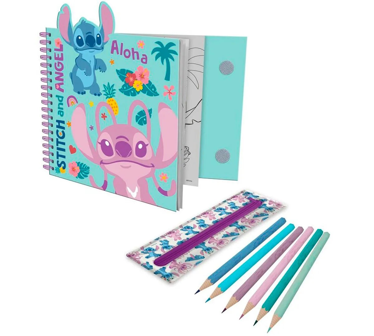 Cuaderno de actividades con estuche - Disney Stitch
