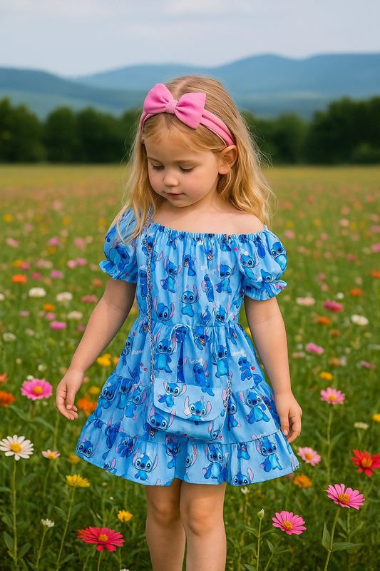 Vestido Stitch con bolso  - Pronta Moda