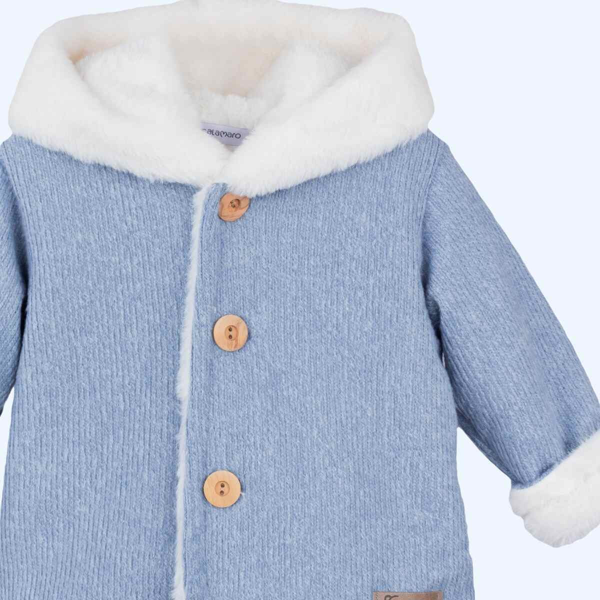 Abrigo Azul Ter - Calamaro - Detalle 1 - Moda Infantil Chicle