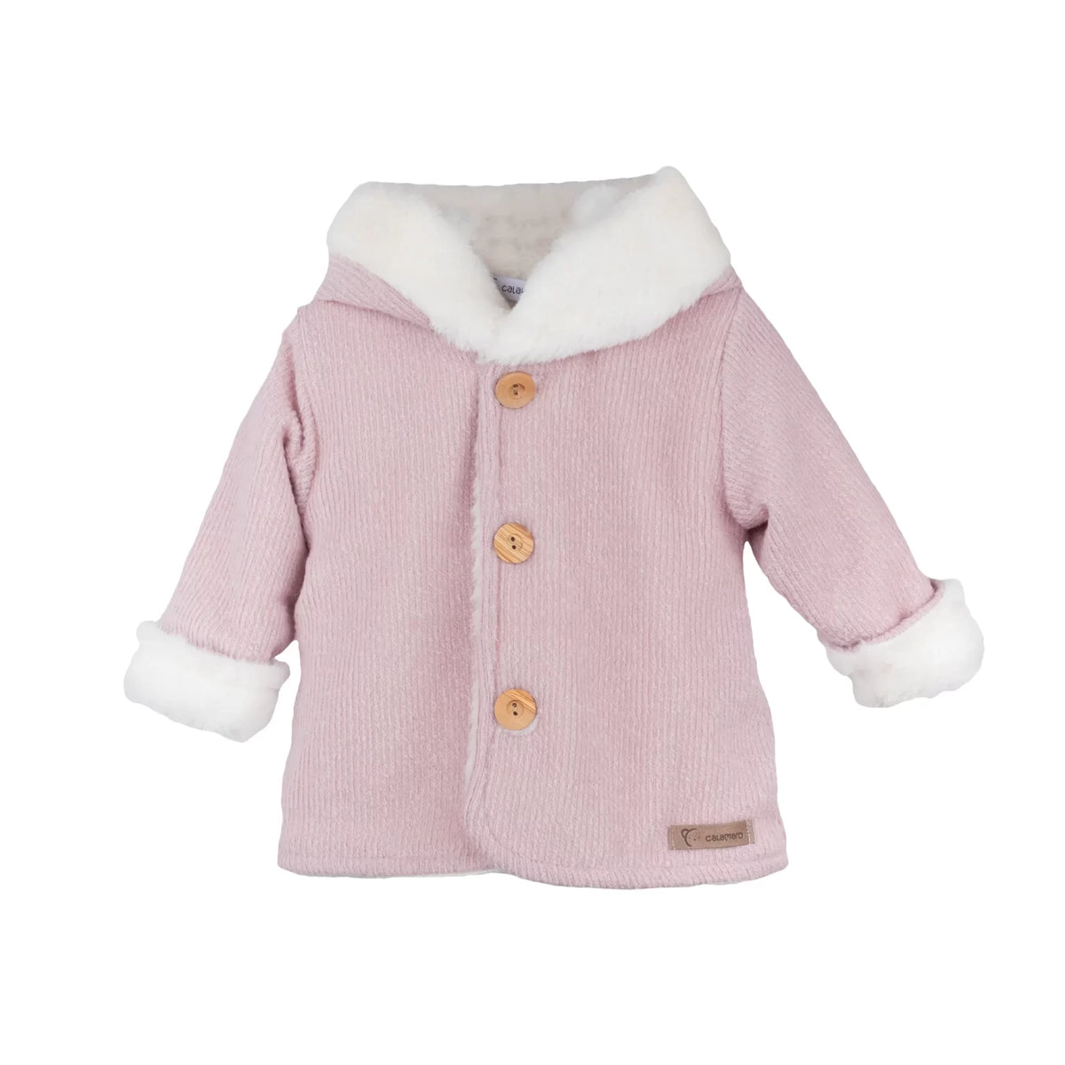 Abrigo rosa Ter - Calamaro - Frontal - Moda Infantil Chicle