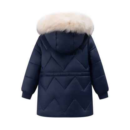 Abrigo tipo plumas - Detalle 1 - Moda Infantil Chicle