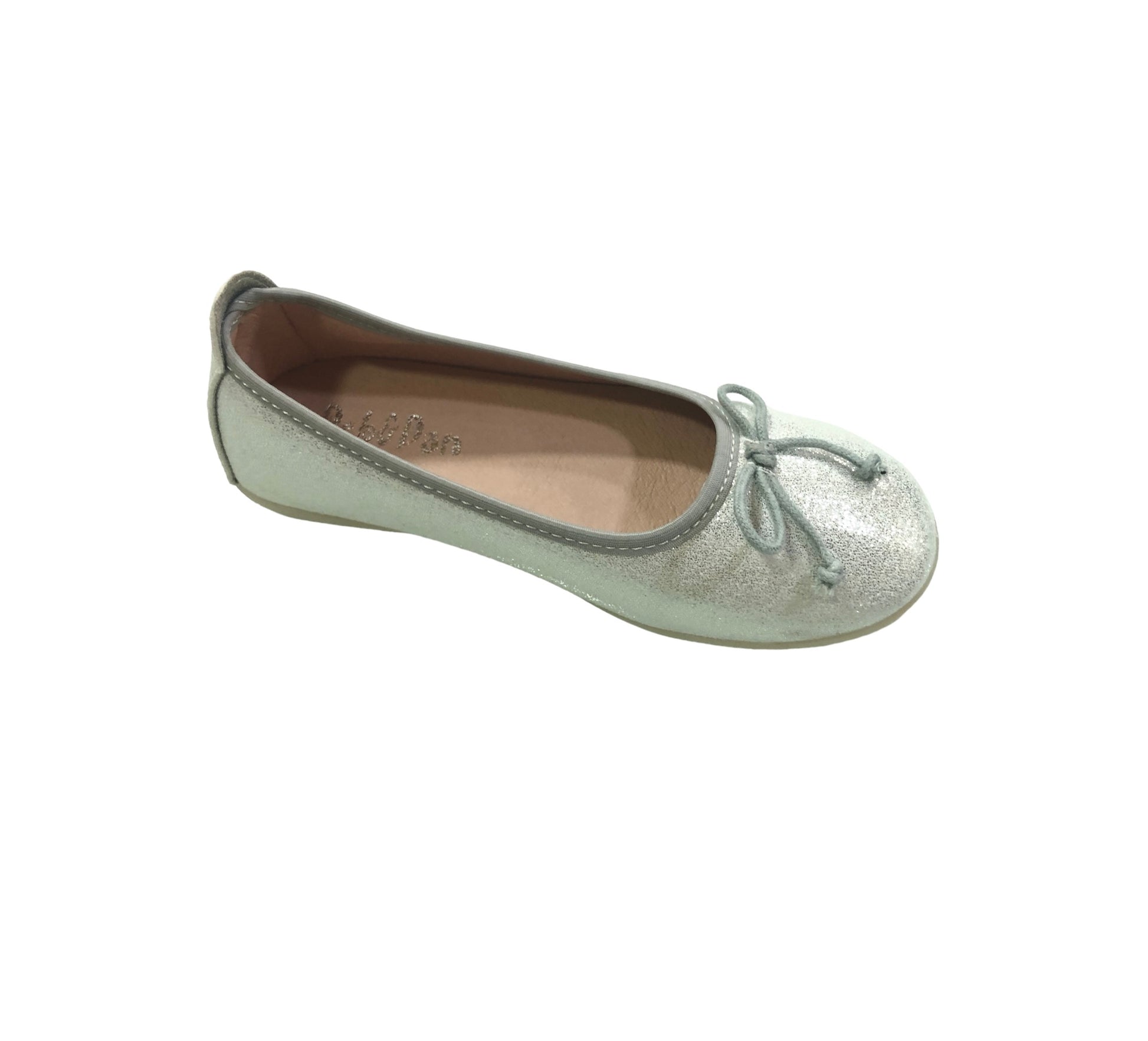 Bailarinas color plata de niñas - Detalle 1 - Moda Infantil Chicle