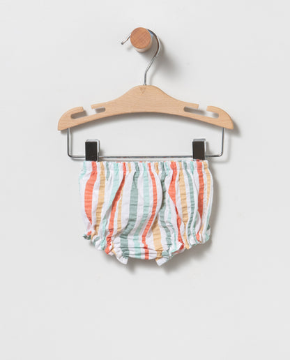 Blusa + braguita de bebé niña - Primavera verano 2024 Coco Acqua - Detalle 2 - Moda Infantil Chicle
