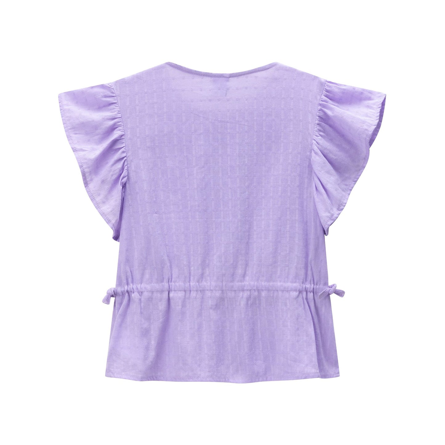 Blusón de niña en morado en color morado - Newness - Detalle 1 - Moda Infantil Chicle