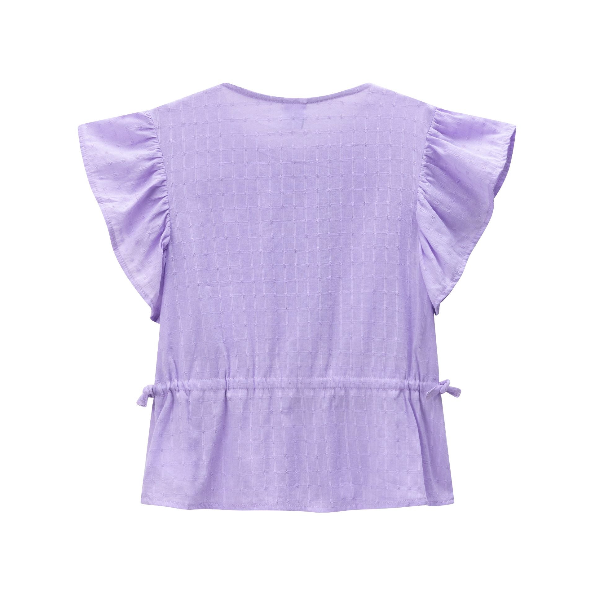 Blusón de niña en morado en color morado - Newness - Detalle 1 - Moda Infantil Chicle