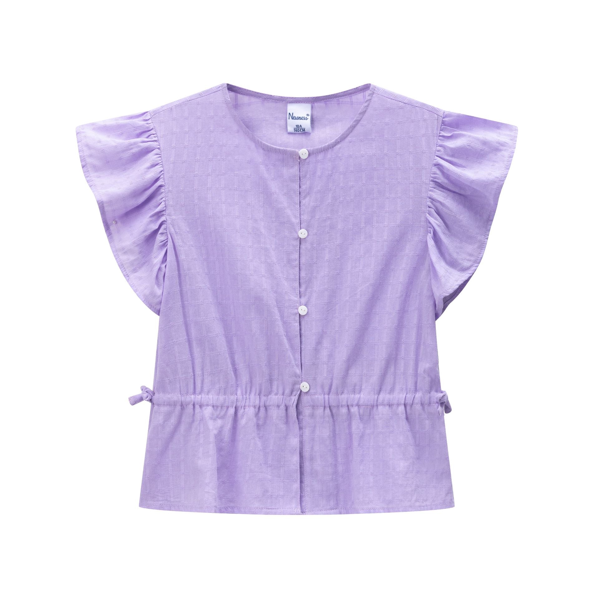Blusón de niña en morado en color morado - Newness - Frontal - Moda Infantil Chicle