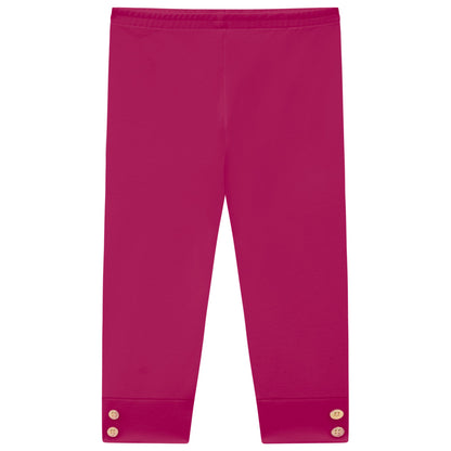 Blusón estampado y Leggins fucsia- Kyly invierno 2024 - Detalle 2 - Moda Infantil Chicle