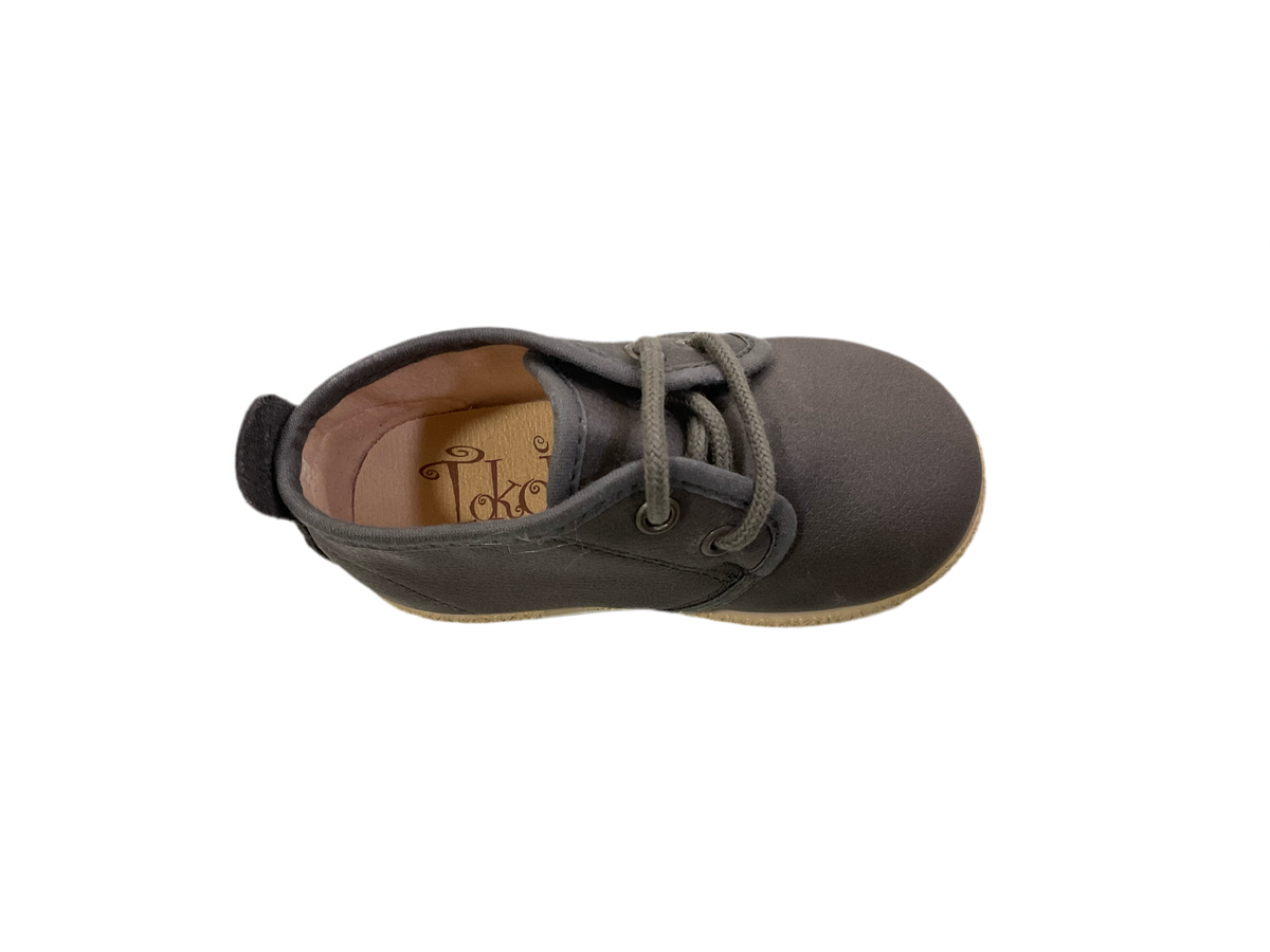Bota Blucher cordones Gante gris -Tokolate ( 19 al 30 ) - Detalle 3 - Moda Infantil Chicle