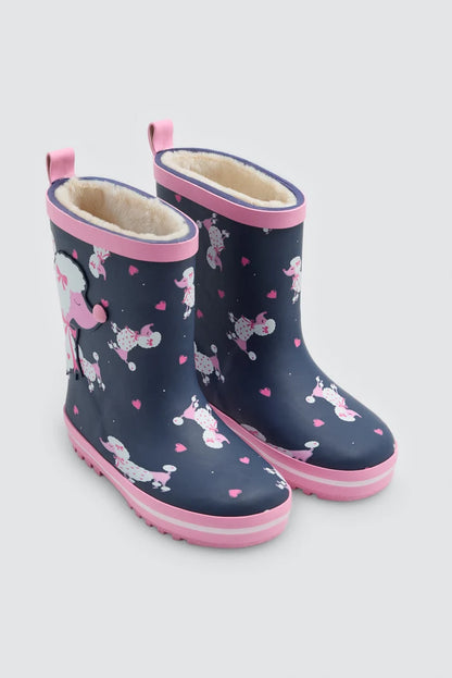 Botas de agua caniches - Isabel Mora - Frontal - Moda Infantil Chicle