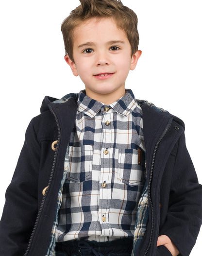 Camisa cuadros para ni�os - Energiers - Detalle 3 - Moda Infantil Chicle