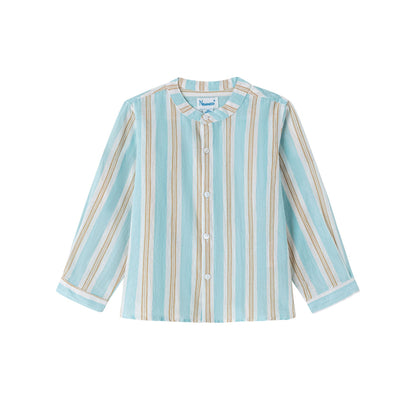 Camisa ni�o de rayas - Newness - Frontal - Moda Infantil Chicle