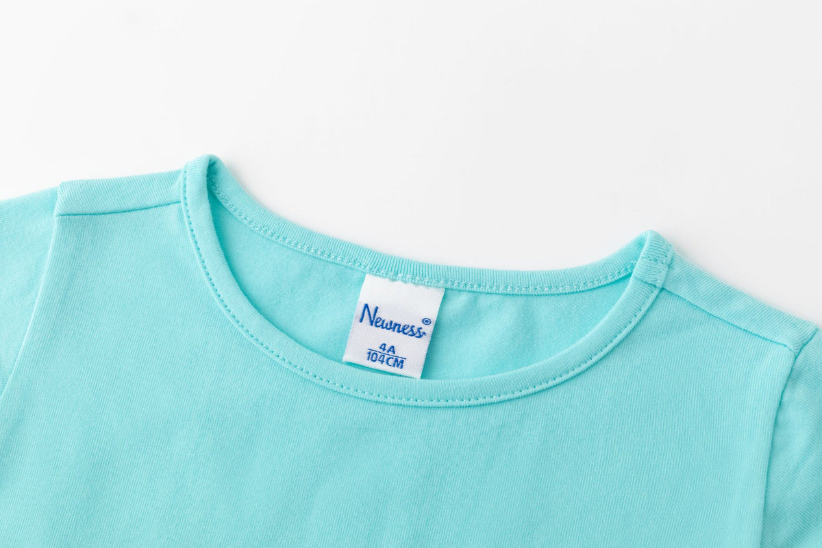 Camiseta de ni�a de manga corta - Newness 2024 - Detalle 2 - Moda Infantil Chicle