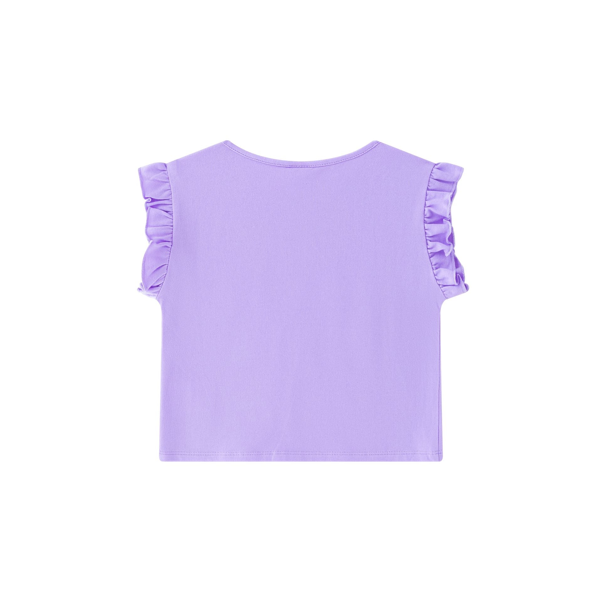 Camiseta de niña de algodón de primavera 2024 - Detalle 1 - Moda Infantil Chicle