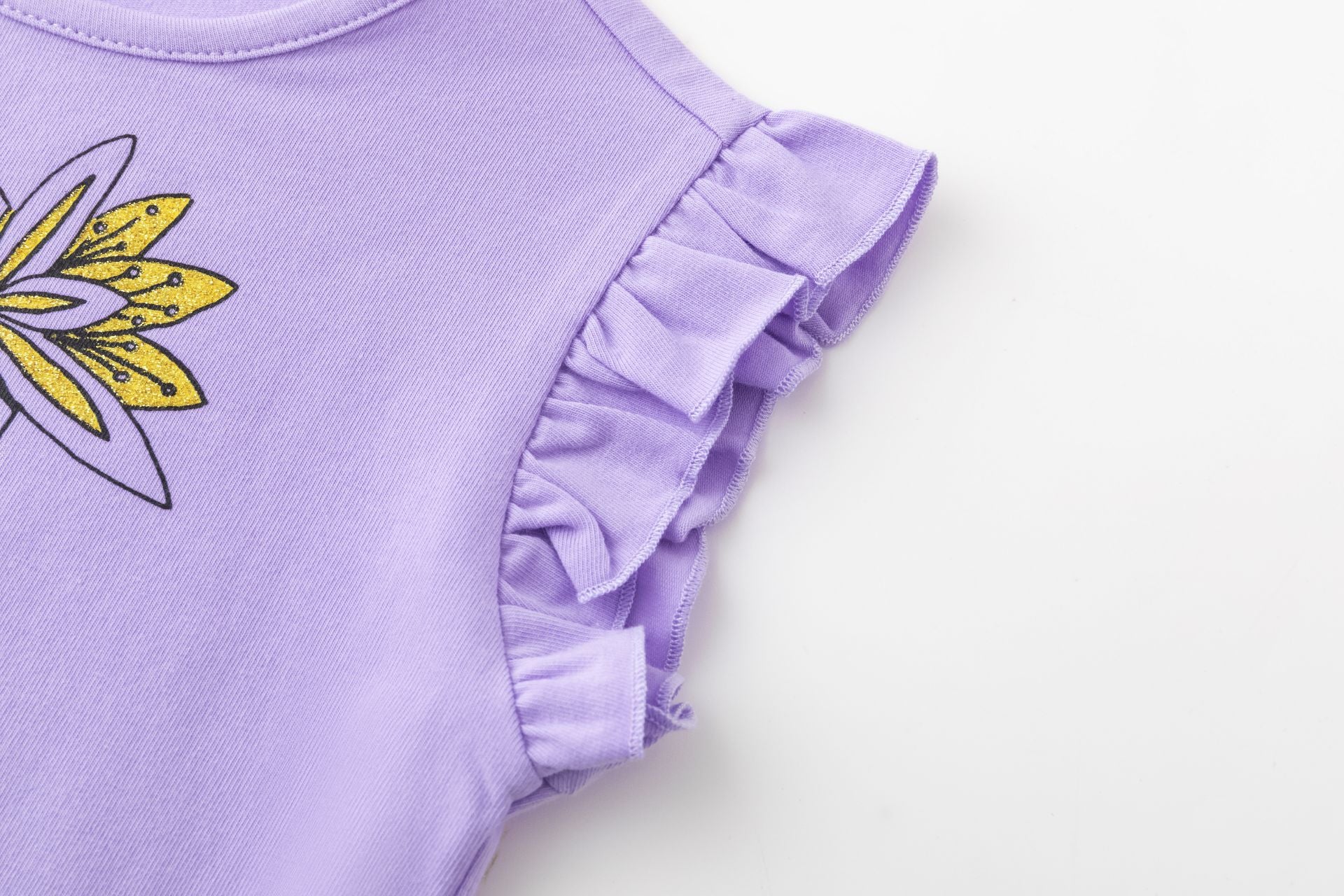 Camiseta de niña de algodón de primavera 2024 - Detalle 3 - Moda Infantil Chicle