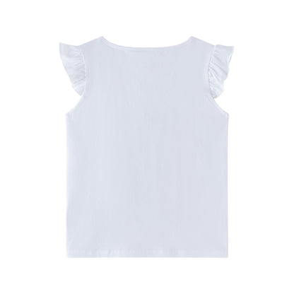Camiseta de niña de algodón de primavera verano es Newness - Detalle 1 - Moda Infantil Chicle