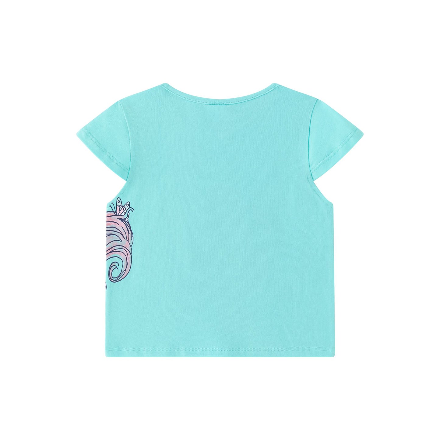 Camiseta de niña de manga corta - Newness 2024 - Detalle 1 - Moda Infantil Chicle