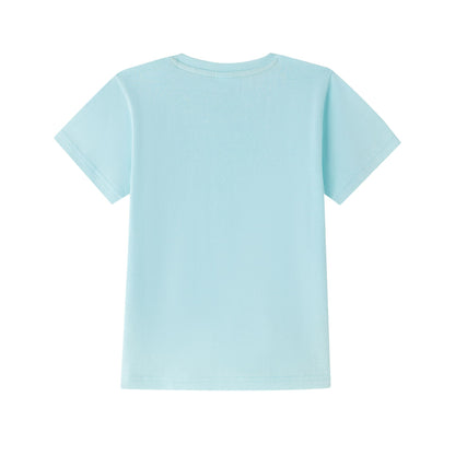 Camiseta de niño en azul de Newness - Detalle 1 - Moda Infantil Chicle