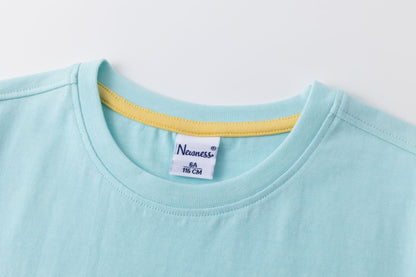 Camiseta de niño en azul de Newness - Detalle 3 - Moda Infantil Chicle