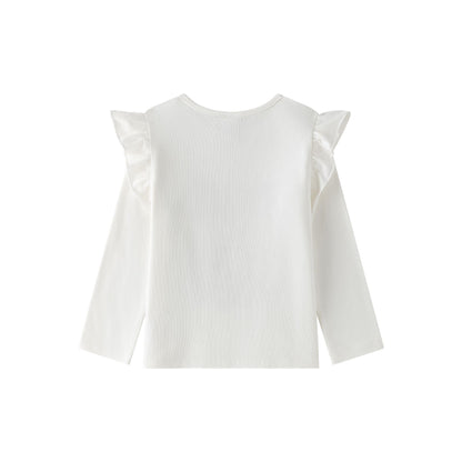 Camiseta ni�a blanca con zorrito - Newness - Detalle 3 - Moda Infantil Chicle