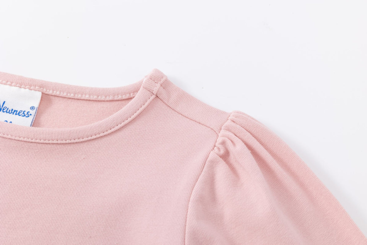 Camiseta ni�a rosa con zorrito con flores - Newness - Detalle 6 - Moda Infantil Chicle