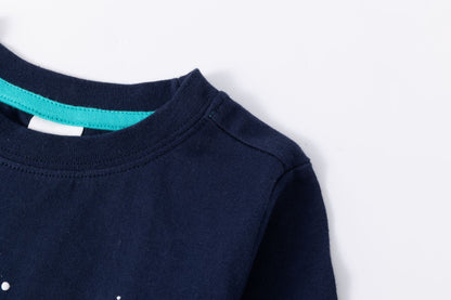 Camiseta niño de dinosaurio astronauta - Newness - Detalle 3 - Moda Infantil Chicle