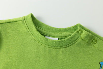 Camiseta verde ni�o - Newness - Detalle 4 - Moda Infantil Chicle