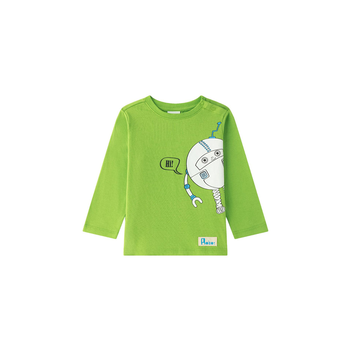 Camiseta verde ni�o - Newness - Frontal - Moda Infantil Chicle