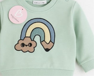 Chandal beb� verde menta - Detalle 1 - Moda Infantil Chicle