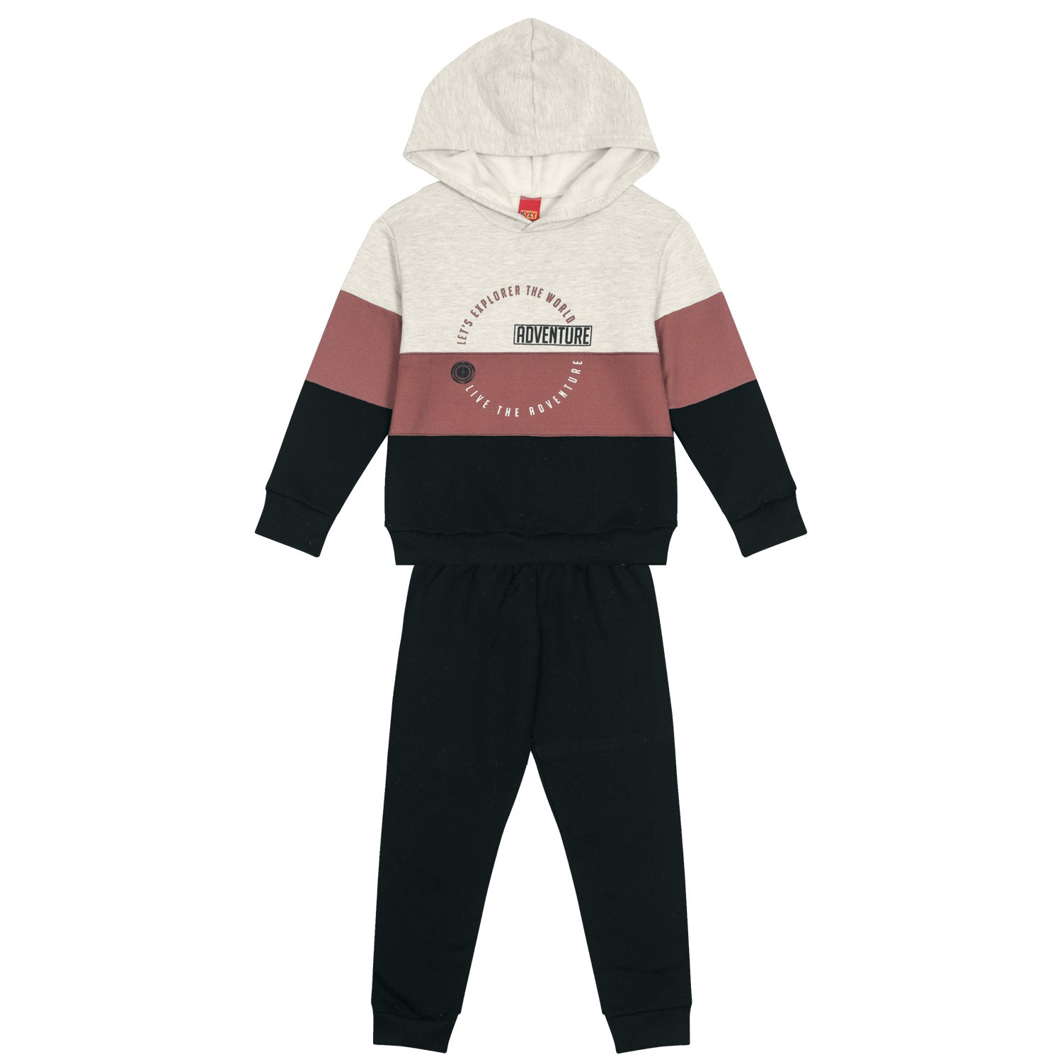 Chándal juvenil niño de 3 colores - Kyly invierno 2024 - Frontal - Moda Infantil Chicle