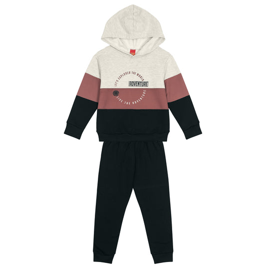 Chándal juvenil niño de 3 colores - Kyly invierno 2024 - Frontal - Moda Infantil Chicle
