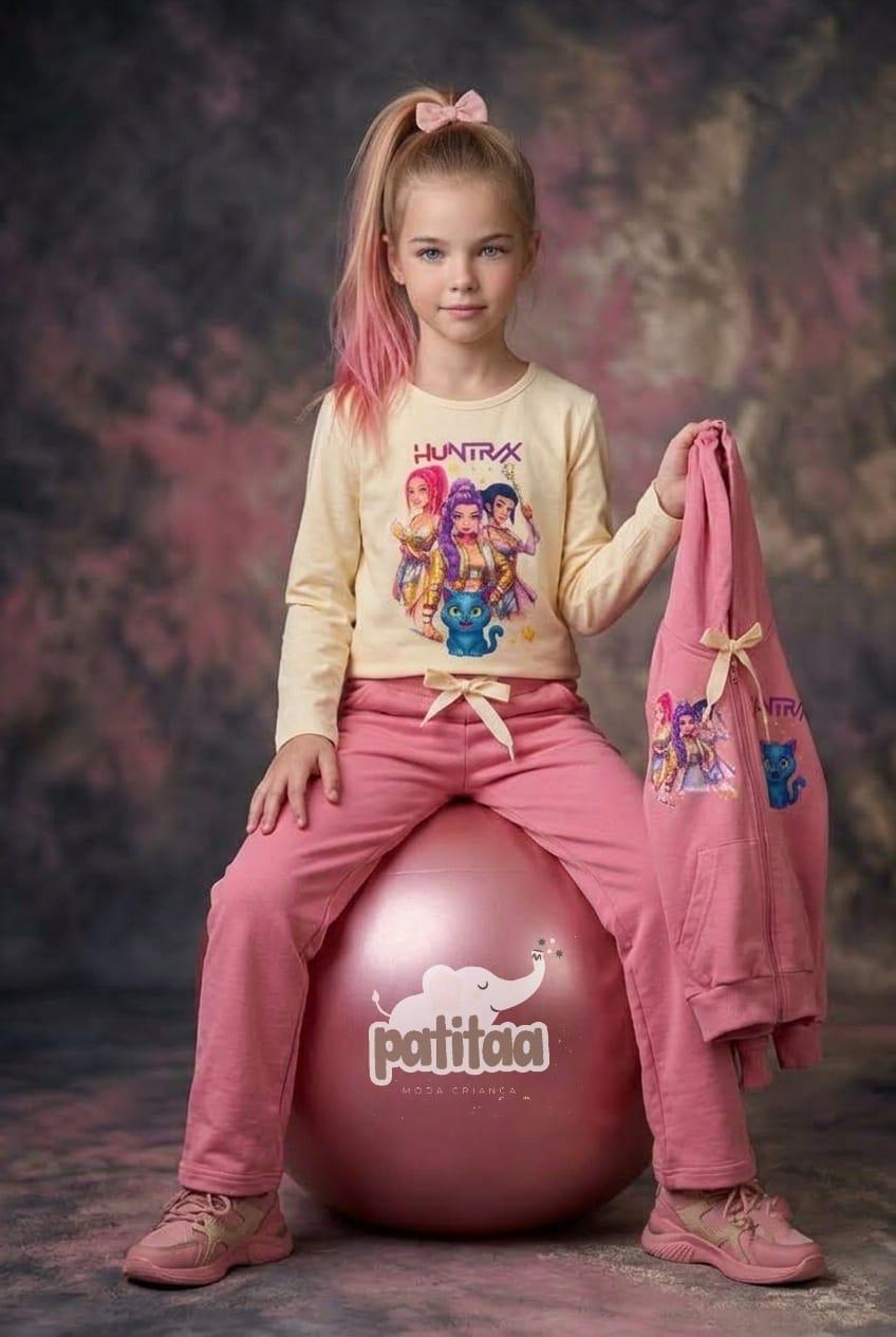 Chandal ni�a tres piezas rosa K- Pop - - Detalle 2 - Moda Infantil Chicle