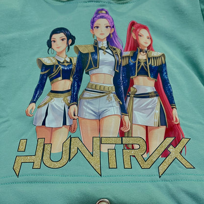 Chandal ni�a tres piezas verde agua K- Pop - Patitaa - Detalle 3 - Moda Infantil Chicle