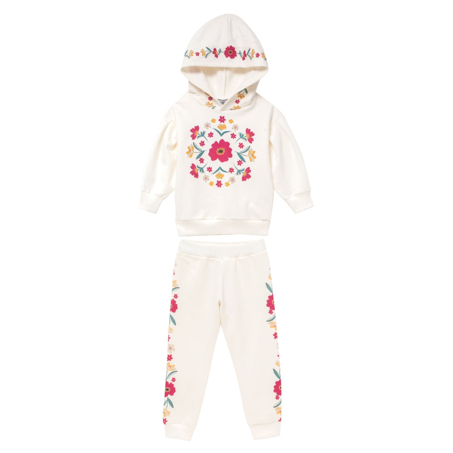 Chandal niña en color blanco - Kyly invierno 2024 - Detalle 2 - Moda Infantil Chicle