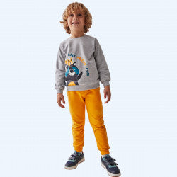 Chandal niño Best Friend Ever - Street Monkey - Detalle 2 - Moda Infantil Chicle