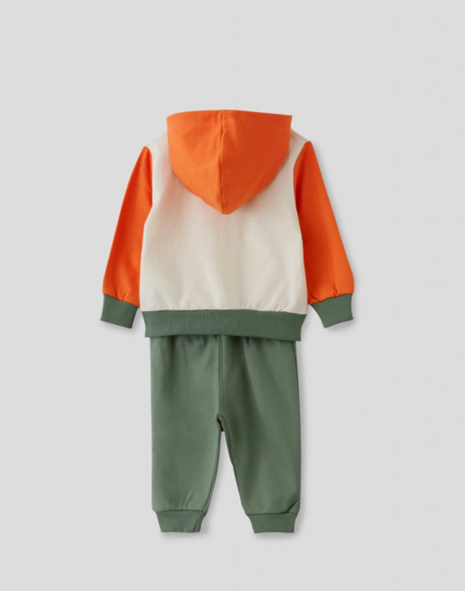 Chándal niño con chaqueta con cremallera - Street Monkey - Detalle 1 - Moda Infantil Chicle