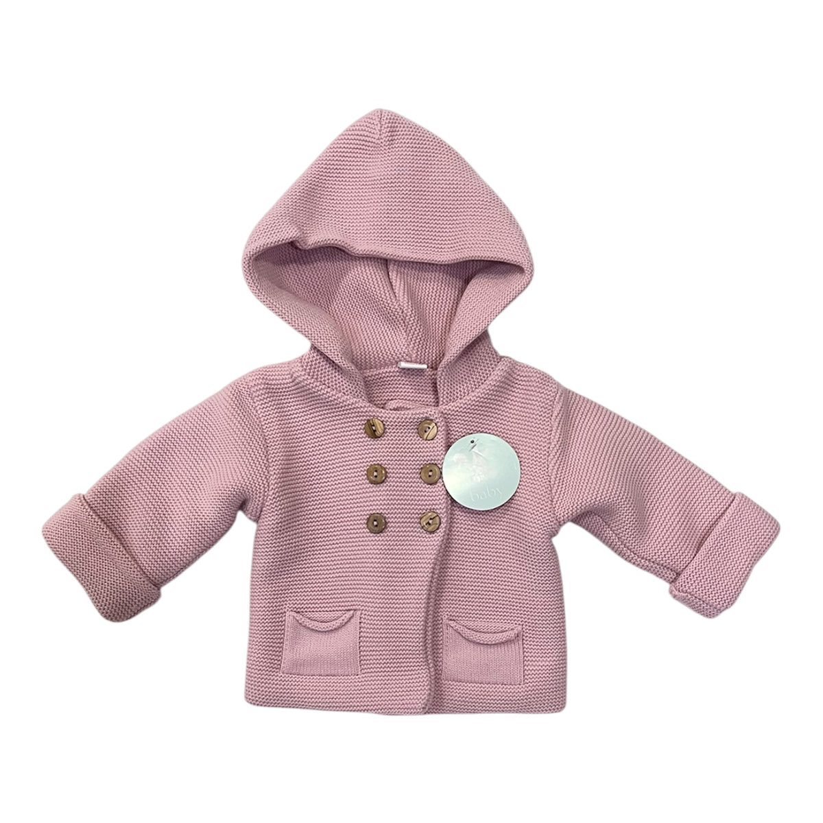 Chaqueta de punto color rosa maquillaje - Baby - Detalle 2 - Moda Infantil Chicle