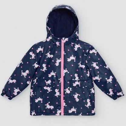 Chubasquero azul de ni�a caniche  - Isabel Mora - Frontal - Moda Infantil Chicle