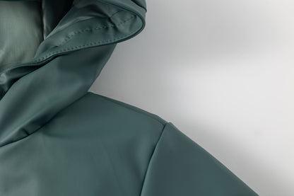 Chubasquero impermeable en verde unisex - Newness - Detalle 3 - Moda Infantil Chicle