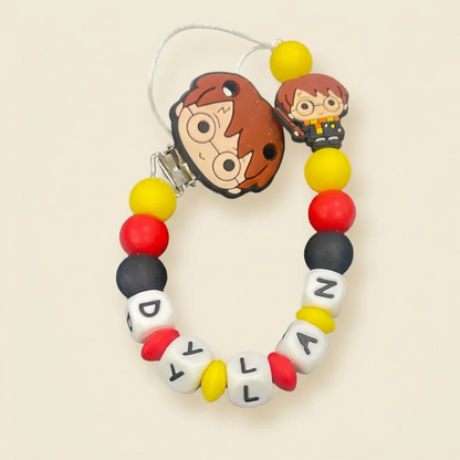 Clip para chupete personalizado de Harry Potter - Frontal - Moda Infantil Chicle