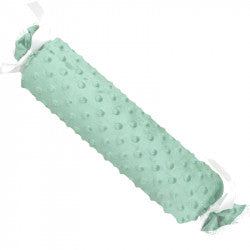 Cojin Bebe Caramelo Topitos Gris 7x32cm - Detalle 4 - Moda Infantil Chicle