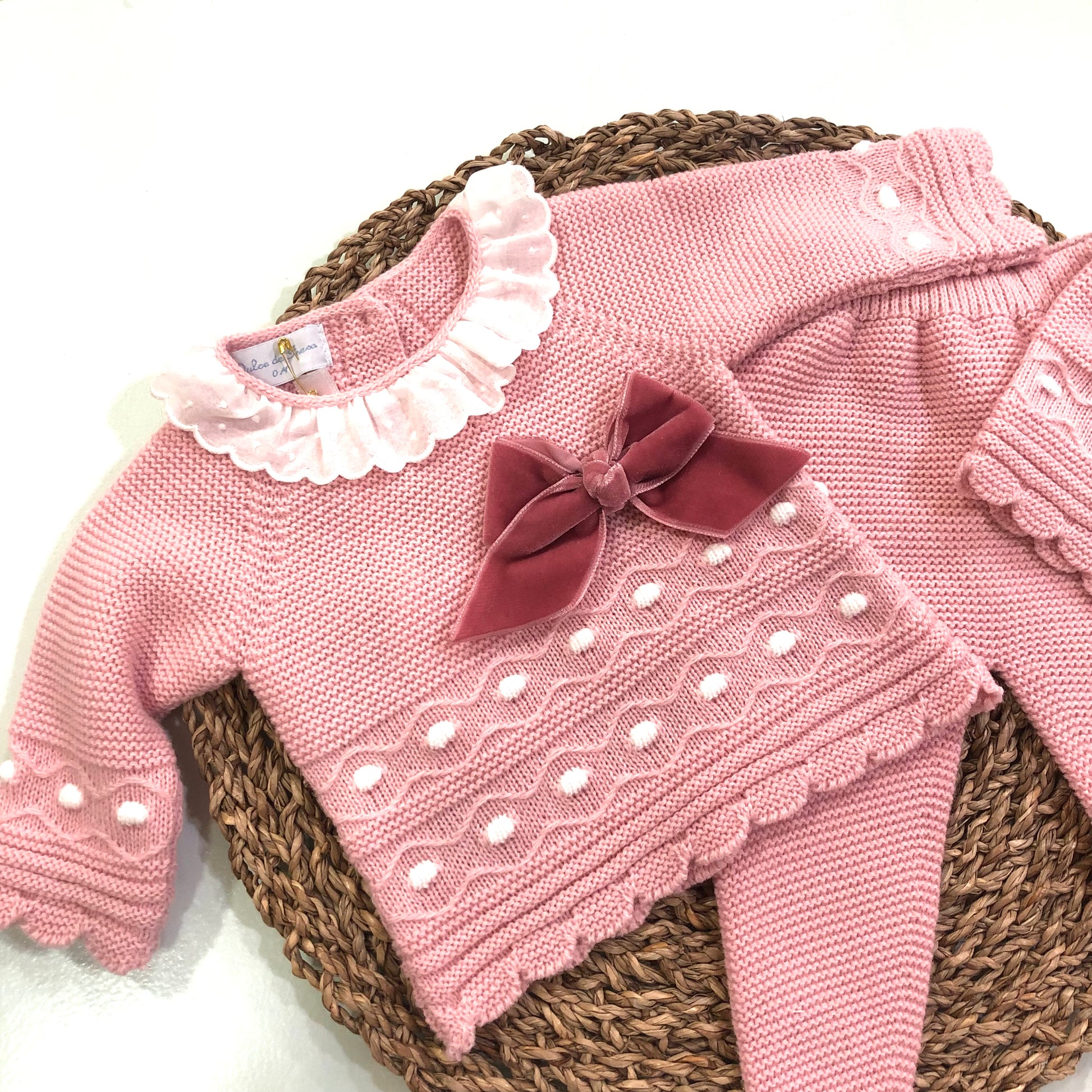 Conjunto bebé niña - Dulce de Fresa- invierno - Detalle 1 - Moda Infantil Chicle