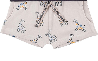 Conjunto bebé niño con jirafa - Babybol - Detalle 2 - Moda Infantil Chicle