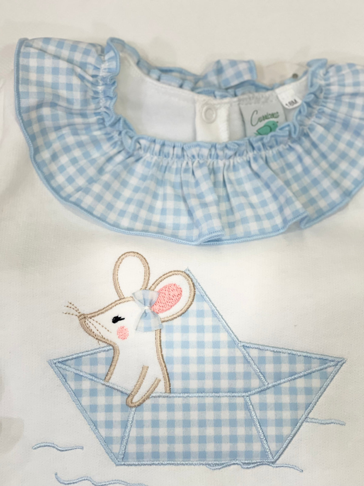 Conjunto chandal beb� ni�a barquito - Detalle 2 - Moda Infantil Chicle